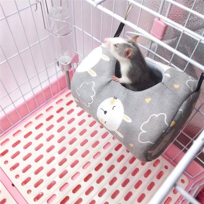 Hammock Bed for Small Pets – Cozy, Hanging Comfort for Hamsters, Rats & Guinea Pigs