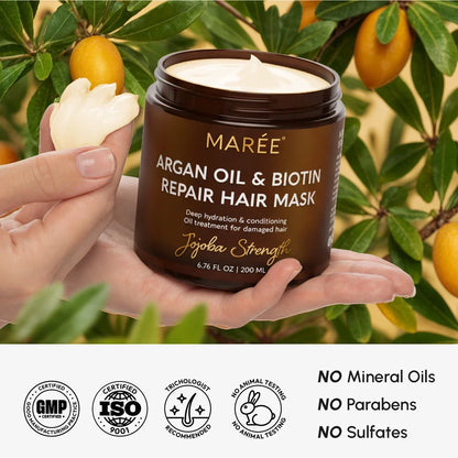 Argan Oil & Biotin Hair Repair Mask